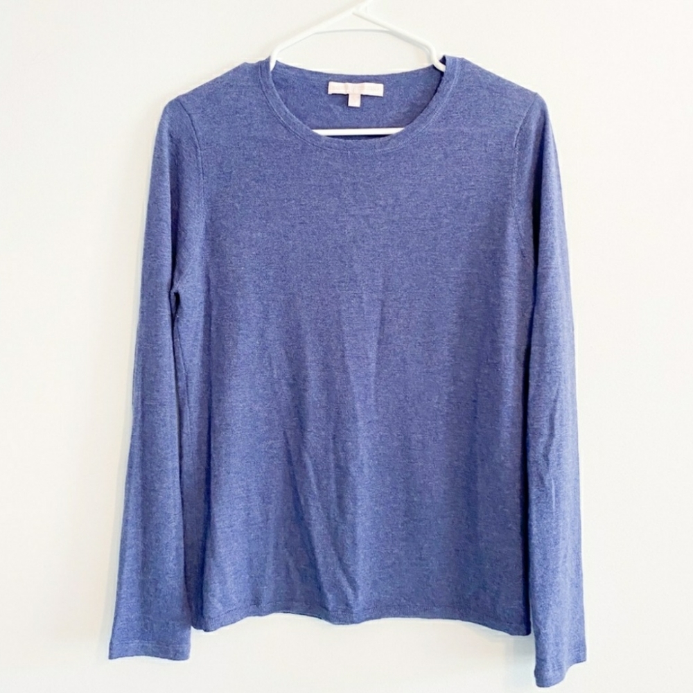 THE CASHMERE PROJECT /  Blue 100% Cashmere Sweater